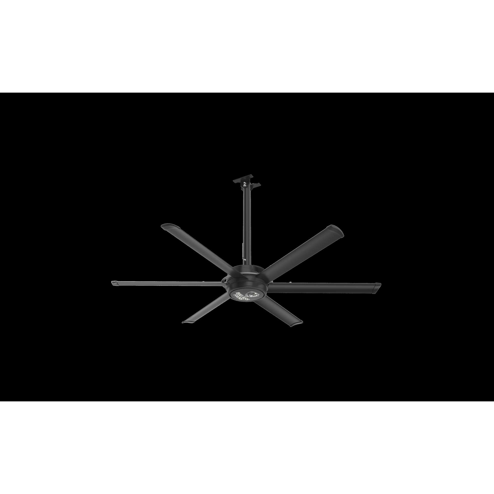 Big Ass Fans E-Series Direct Drive Ceiling Fan — 84in., Indoor, 198 RPM, Without Light, Model# F-ES2-0701A731C716S34